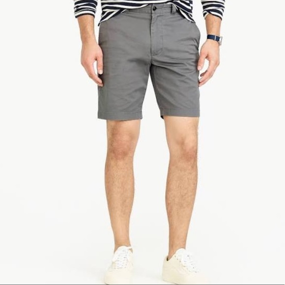 🎉HP 🎉 J Crew Stretch Shorts in Spokane Grey - Picture 1 of 6